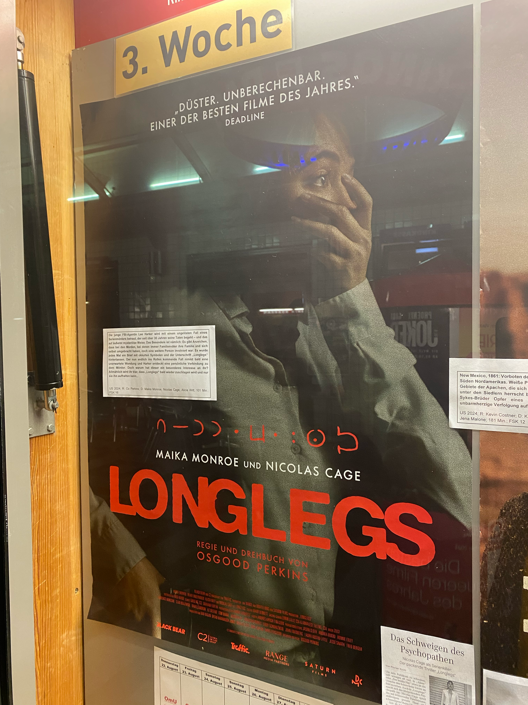 Kinotagebuch: Longlegs (2024)
