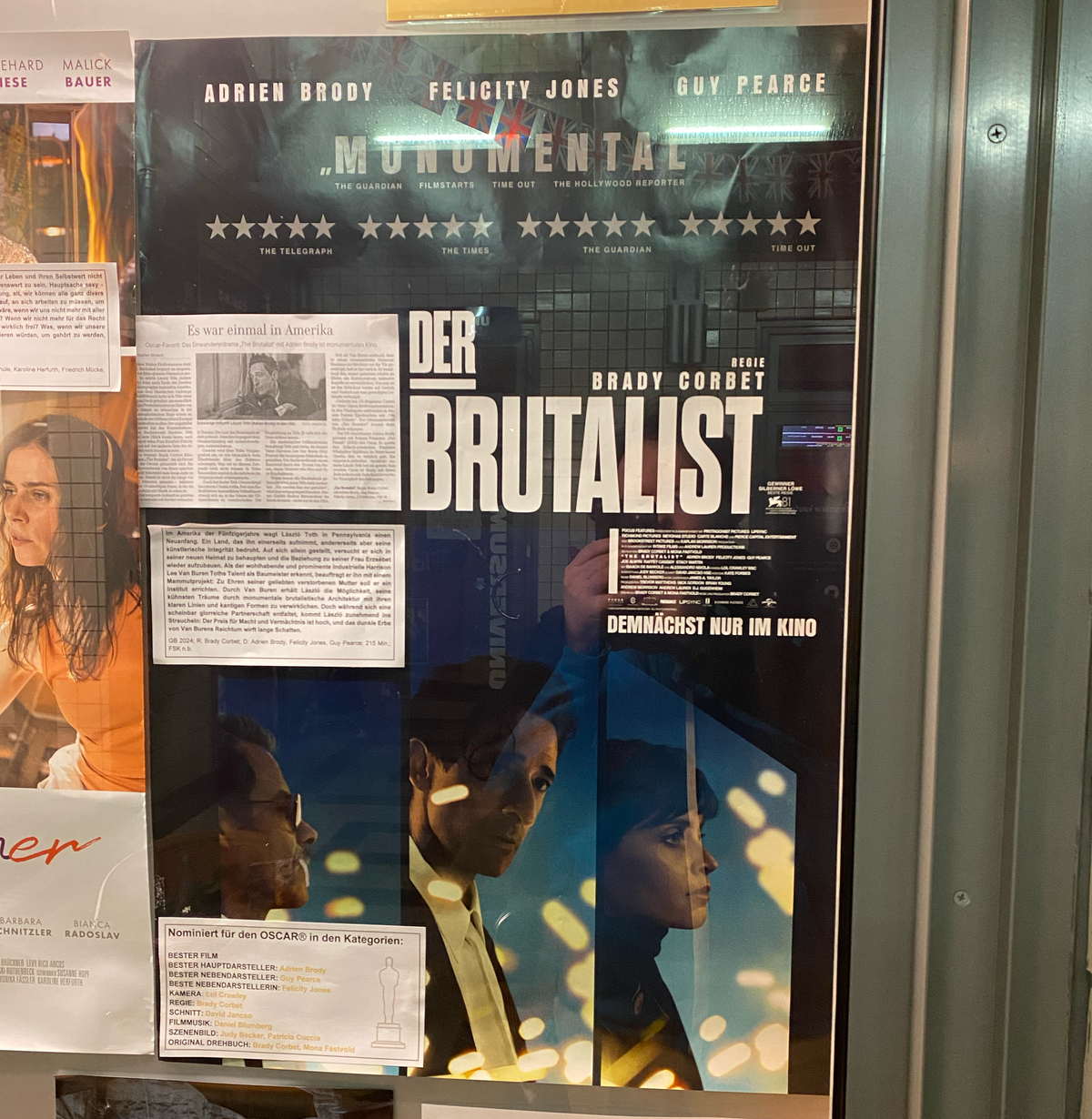 Kinotagebuch: The Brutalist (2024)