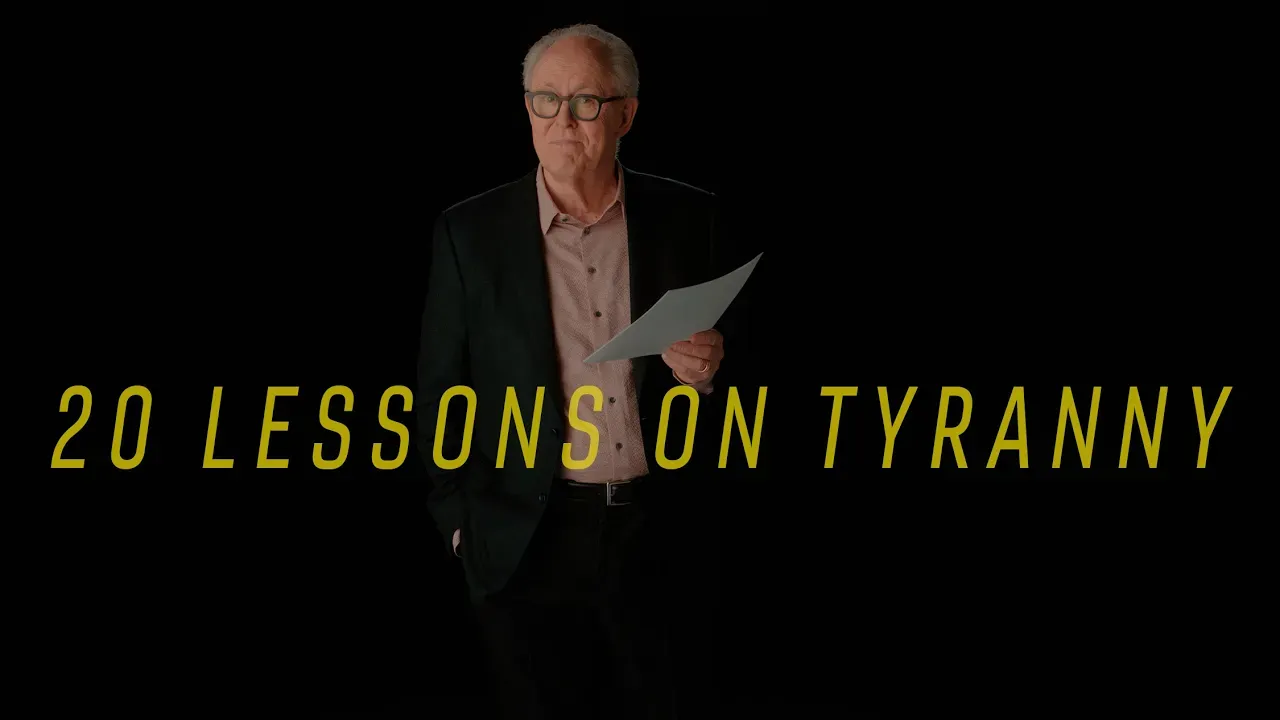 Timothy Snyders 20 Lessons on Tyranny, vorgelesen von John Lithgow