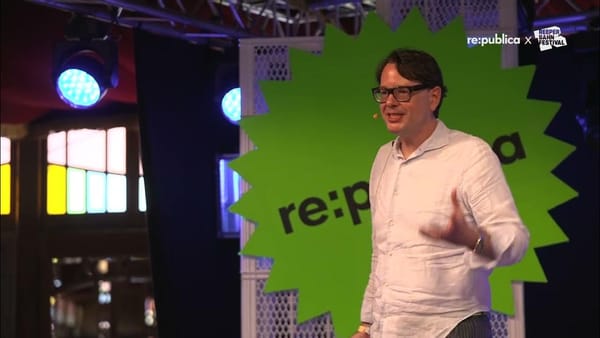 re:publica x Reeperbahn Festival 2023: Thomas Knüwer – Weil der Verlag sich ändern muss
