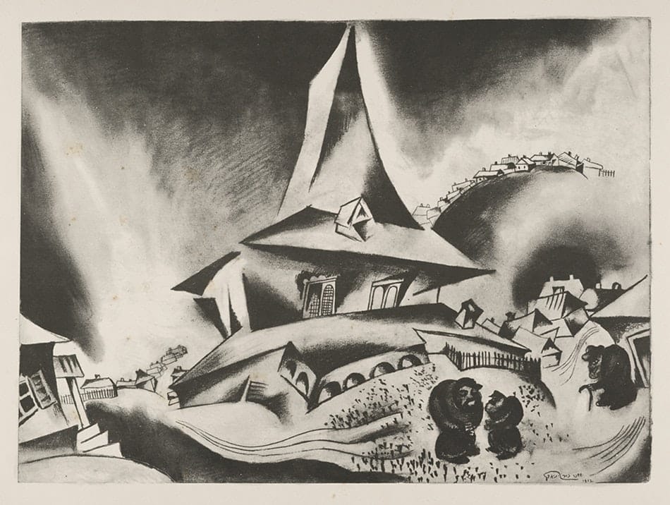 Die unheimlich schönen Lithografien vom jüdischen Leben vor den Pogromen im Ersten Weltkrieg